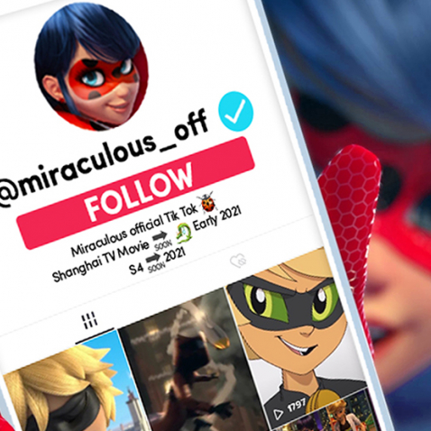 MIRACULOUS FROM ZAG EXPANDS ON TIKTOK