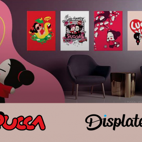DISPLATE RELIES ON PUCCA FOR ITS NEW COLLECTION OF METAL POSTERS
