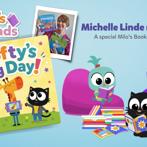 AUTHOR MICHELLE LINDE NARRATES THE BOOKREAD “MILO: LOFTY’S BIG DAY!”