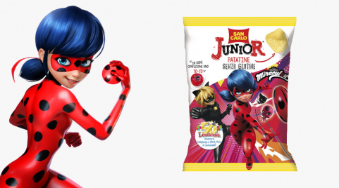 ZAG RENEWS MIRACULOUS™  LADYBUG LICENSE WITH ITALY´S LEADING CRIPS BRAND: SAN CARLO FOR ITS SAN CARLO JUNIOR RANGE