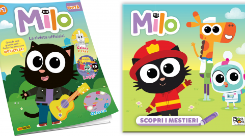 DEAPLANETA ENTERTAINMENT JOINS FORCES WITH PANINI MAGAZINES AND PON PON EDIZIONI TO LAUCH 'MILO' PRODUCTS